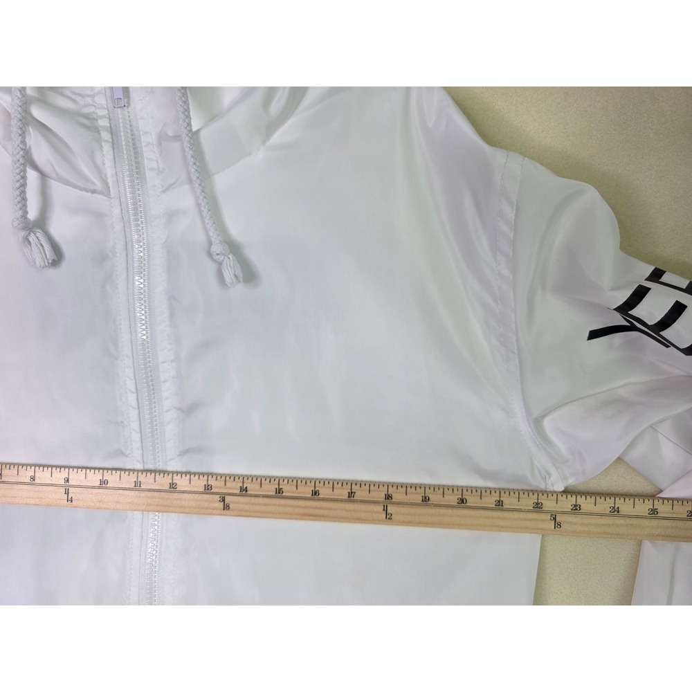 Adidas X Kanye West Yeezus Tour Wind Jacket Size M White Black Windbreaker Rare - Picture 10 of 13